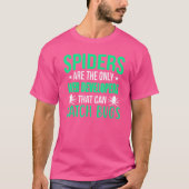 T-shirt Programmer Joke Spiders Sont Le Seul Développeur W (Devant)