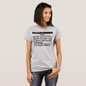 T-shirt Programmer Noun Développeur logiciel Humour plaisa (Devant entier)