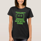 T-shirt Programmer Programmer Expert Software Developer C (Devant)