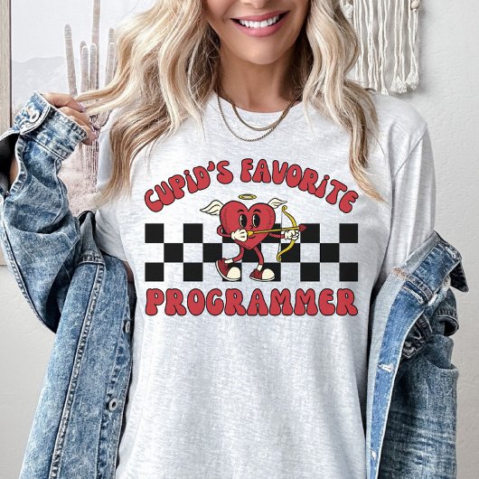 T-shirt Programmer Valentines Day, Valentine Computer Nerd