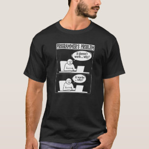 T-shirt Programmers Problem Technology Software Script Htm