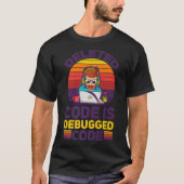 T-shirt Programmeur admin Linu Binary Débuggé avec Premium (Devant)