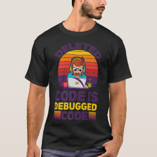 T-shirt Programmeur admin Linu Binary Débuggé avec Premium