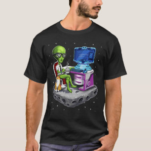 T-shirt Programmeur Alien spatial