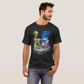 T-shirt Programmeur Alien spatial (Devant entier)