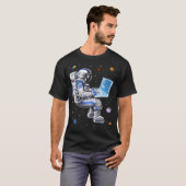 T-shirt Programmeur astronaute spatial (Devant entier)