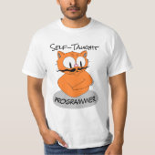 T-shirt Programmeur autodidacte Señor Gato™ (Devant)