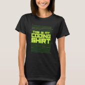 T-shirt Programmeur Codeur Développeur Web C'est Mon Codag (Devant)