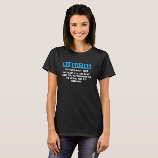 T-shirt Programmeur de code binaire informatique - Dévelop (Devant entier)