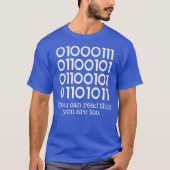 T-shirt Programmeur de code binaire informatique Funny Dev (Devant)