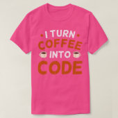 T-shirt Programmeur de code de débogage programmeur de pro (Design devant)