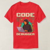 T-shirt Programmeur de débogueur S (Design devant)
