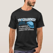T-shirt Programmeur définition Geek fana d'ordinateur Nerd (Devant)