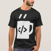 T-shirt Programmeur développeur de café JavaScript (Devant)