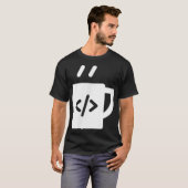 T-shirt Programmeur développeur de café JavaScript (Devant entier)