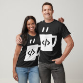 T-shirt Programmeur développeur de café JavaScript (Unisexe)