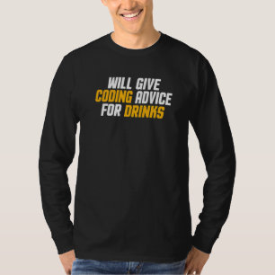 T-shirt Programmeur Développeur Donnez des conseils de cod