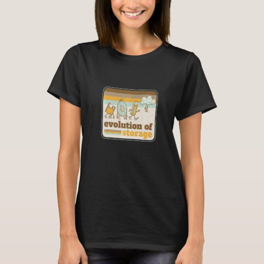 T-shirt Programmeur - évolution du stockage Premium (Devant)