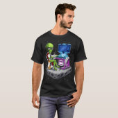 T-shirt Programmeur extraterrestre (Devant entier)