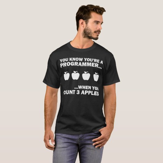 T-shirt Programmeur informatique code de l'étudiant enseig (Devant entier)