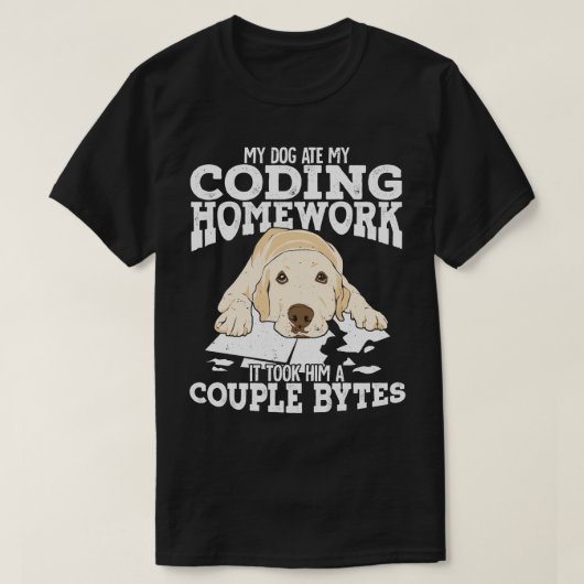 T-shirt Programmeur informatique Coding Cadeau étudiant (Design devant)