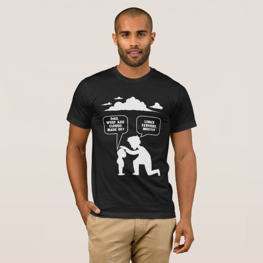 T-shirt Programmeur informatique développeur Linux Nerd (Devant entier)