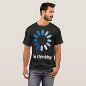 T-shirt Programmeur - Je pense (Devant entier)