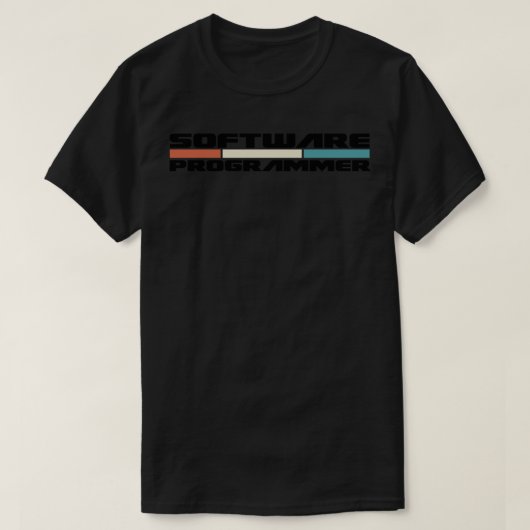 T-shirt Programmeur logiciel 1 (Design devant)