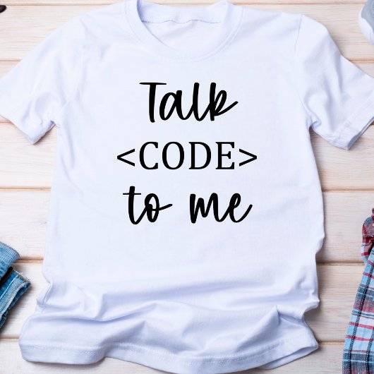 T-shirt programmeur ordinateur Coder