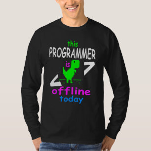 T-shirt Programmeur Ordinateur Conception D'Aujourd'Hui Po