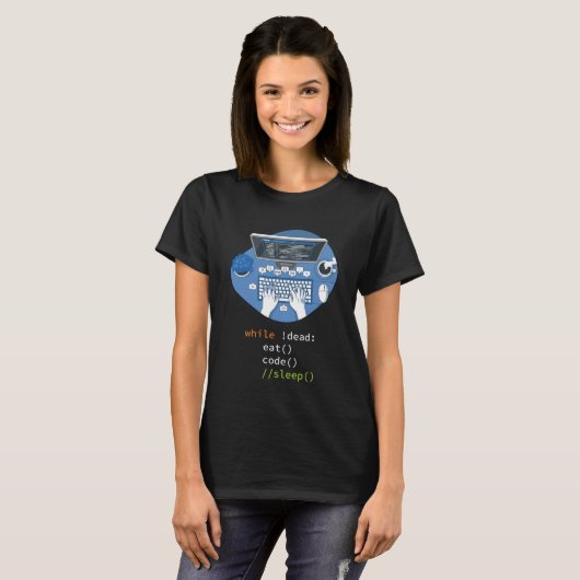 T-shirt Programmeur ordinateur programmeur (Devant entier)