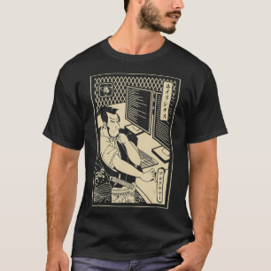 T-shirt Programmeur Samurai - Warrior computer - Développe
