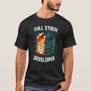 T-shirt Programmeur Web Coder Pancake pour développeurs de
