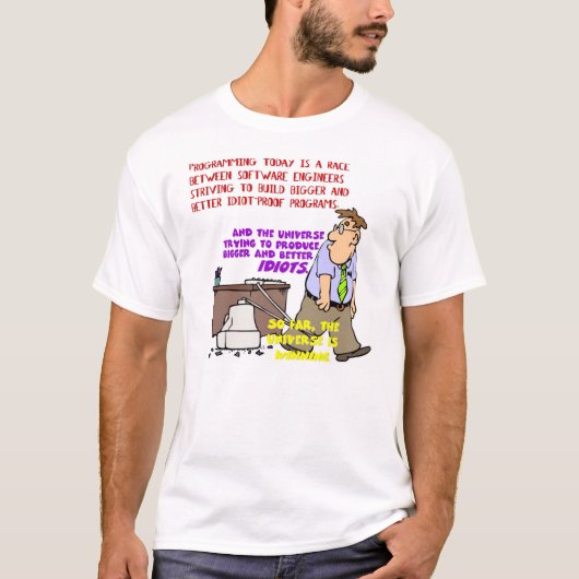 T-shirt Programmeurs contre l'univers (1) (Devant)