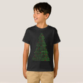 T-shirt Programmeurs Informatiques Binary Christmas Tree E (Devant entier)
