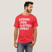 T-shirt Progrès de développement de jeu vintage (Devant entier)