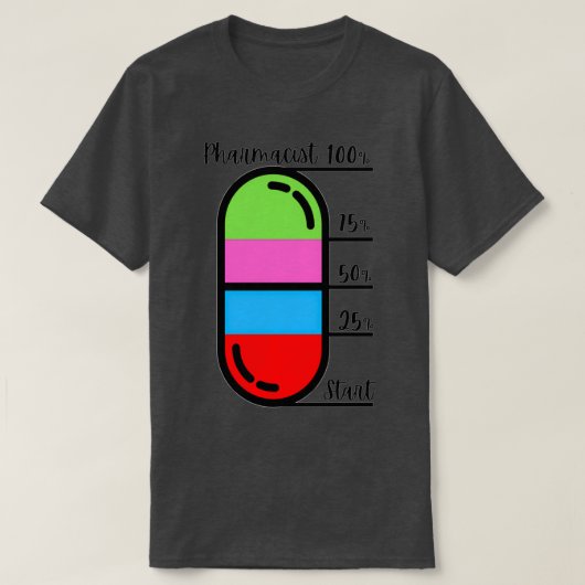 T-shirt Progrès en pharmacie 1 (Design devant)
