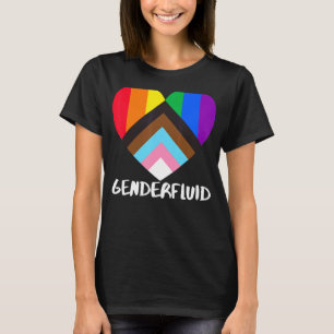 T-shirt Progrès Fierté Arc-en-ciel Drapeau Inclusivité Gen