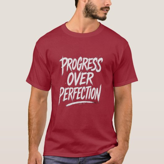 T-shirt Progrès sur la perfection 8 (Devant)
