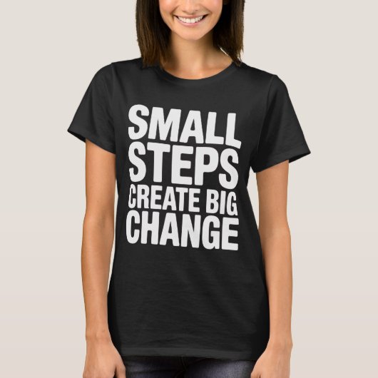 T-shirt Progress Mindset Inspirational Tee   (Devant)