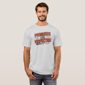 T-shirt Progression rétroactive par rapport au devis de pe (Devant entier)