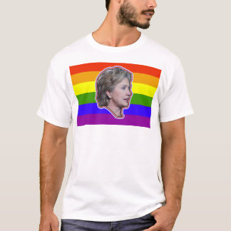 T-shirt Progressive de Hillary Clinto 2016 LGBT Démocrate
