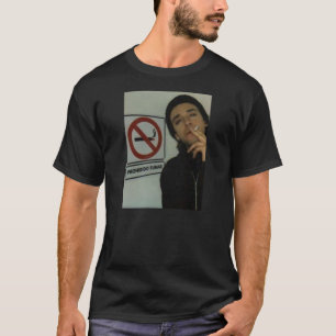 T-shirt prohibido fumar (cerati) Camiseta premium de cuell