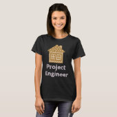 T-shirt Project Engineer Fun Gingerbread House Decorating (Devant entier)