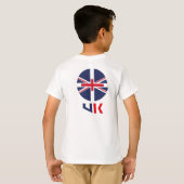 T-SHIRT PROJECTED FLAG UK / ENGLAND BY MASANSER (Dos entier)