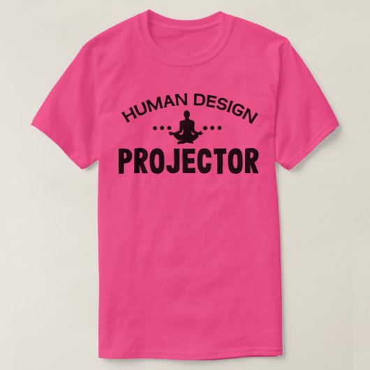 T-shirt Projecteur de conception humaine (Design devant)