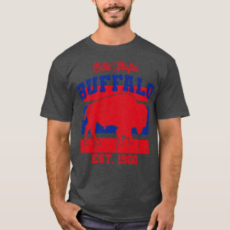 T-shirt Projet de loi Mafia Buffalo Est 1960 Style Vintage