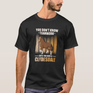 T-shirt Projet De Mème De Cheval Pour Un Pilote De Clydesd