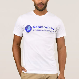 T-shirt Projet de SeaMonkey - logo horizontal