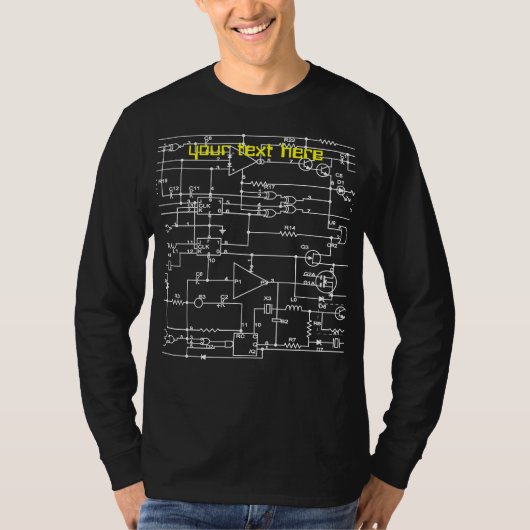 T-shirt projet électronique (Devant)